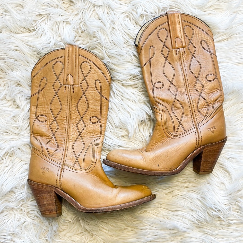 Vintage Frye Western Boots 7